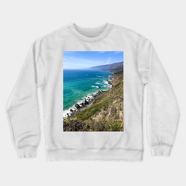 Pacific Coast along Highway 1 Crewneck Sweatshirt by ephotocard